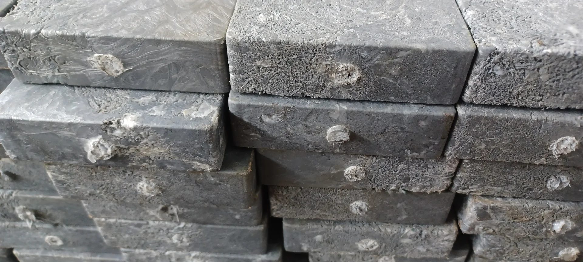 Recycled plastic lumber, boards and profiles